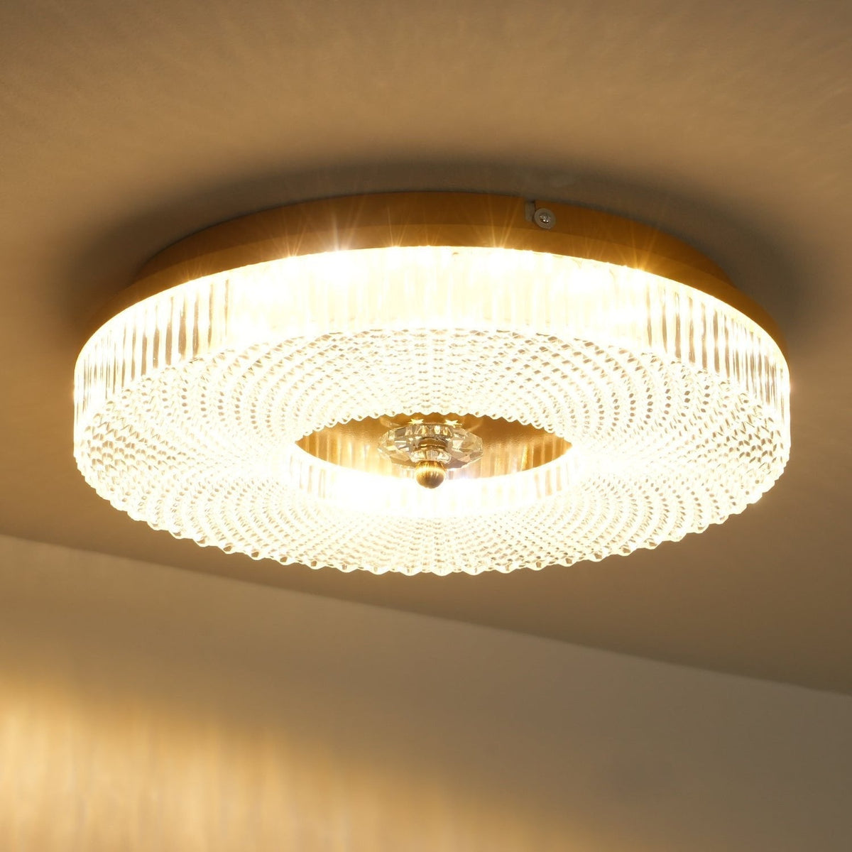 Nirenaine flache Deckenleuchte LED Acryl