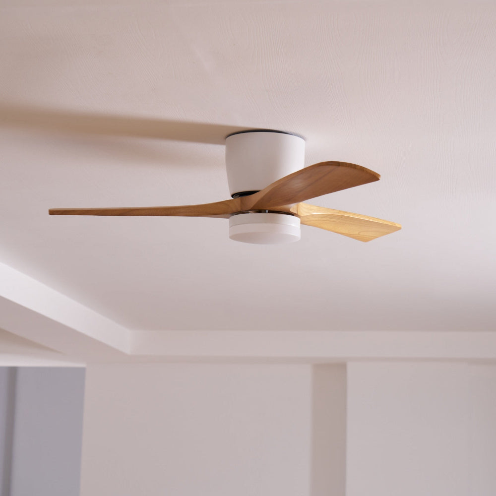 Elena modern Holz Deckenventilator mit Beleuchtung