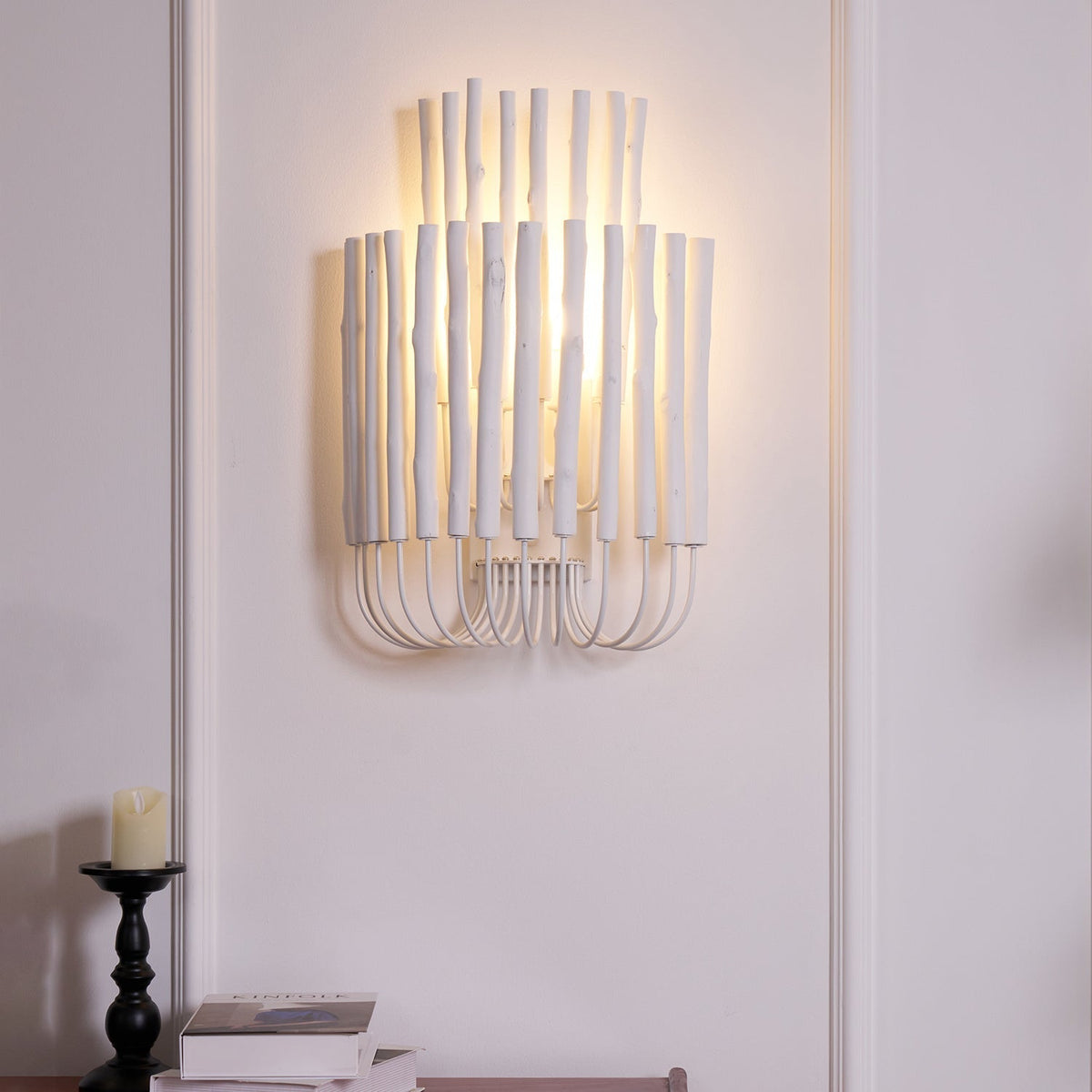 Vasilora Individual Kreativität Kunst Holz-Wandleuchte