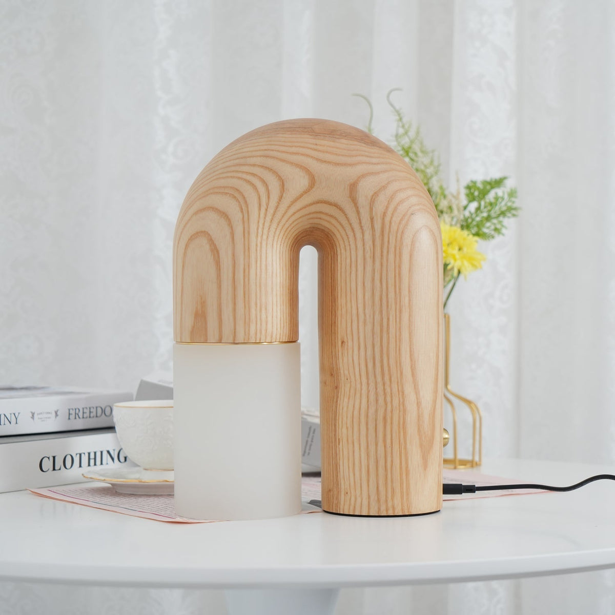 Arch Tischleuchte aus Holz