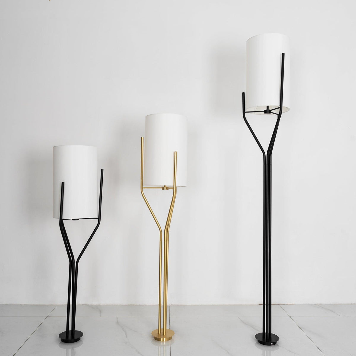 Cex Kronleuchter LED 3-Lights Messing modern