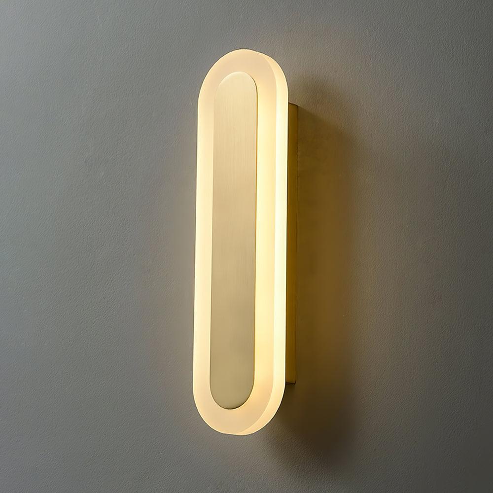 Solanelle zeitgenössische minimalistische Wandleuchte aus Messing