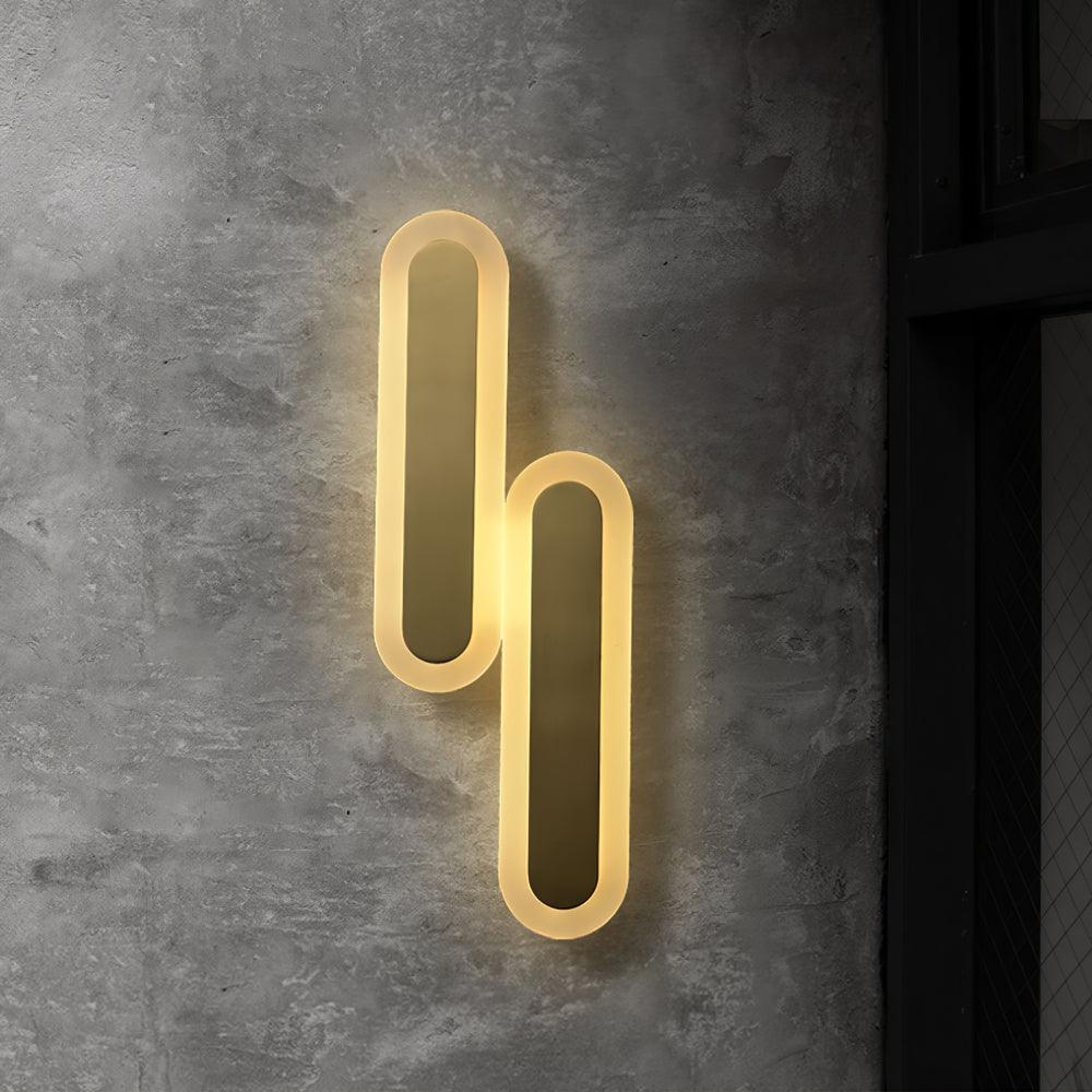 Solanelle zeitgenössische minimalistische Wandleuchte aus Messing