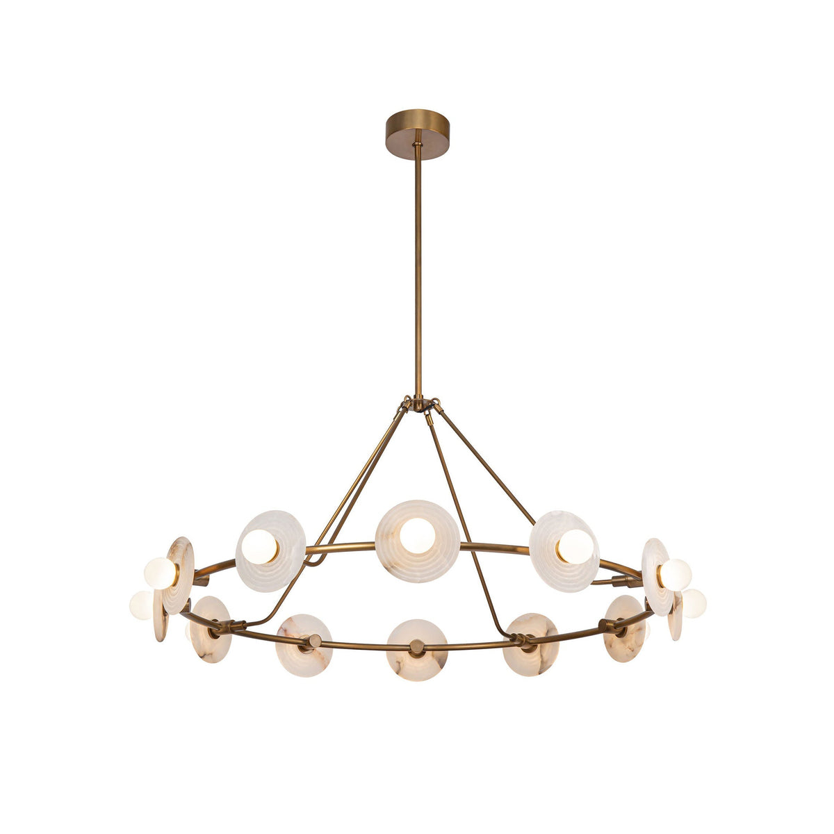 Velisissa Kronleuchter aus Glas