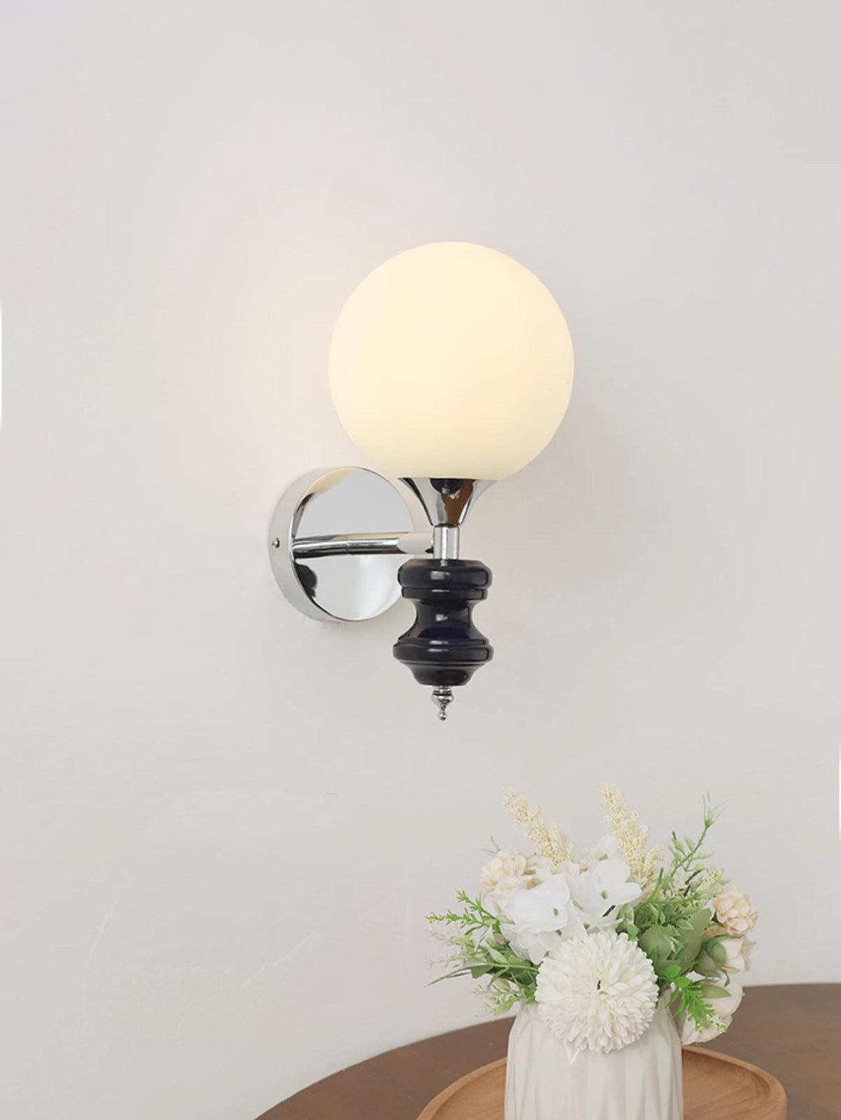 Sune Vintage-Wandleuchte aus Glas