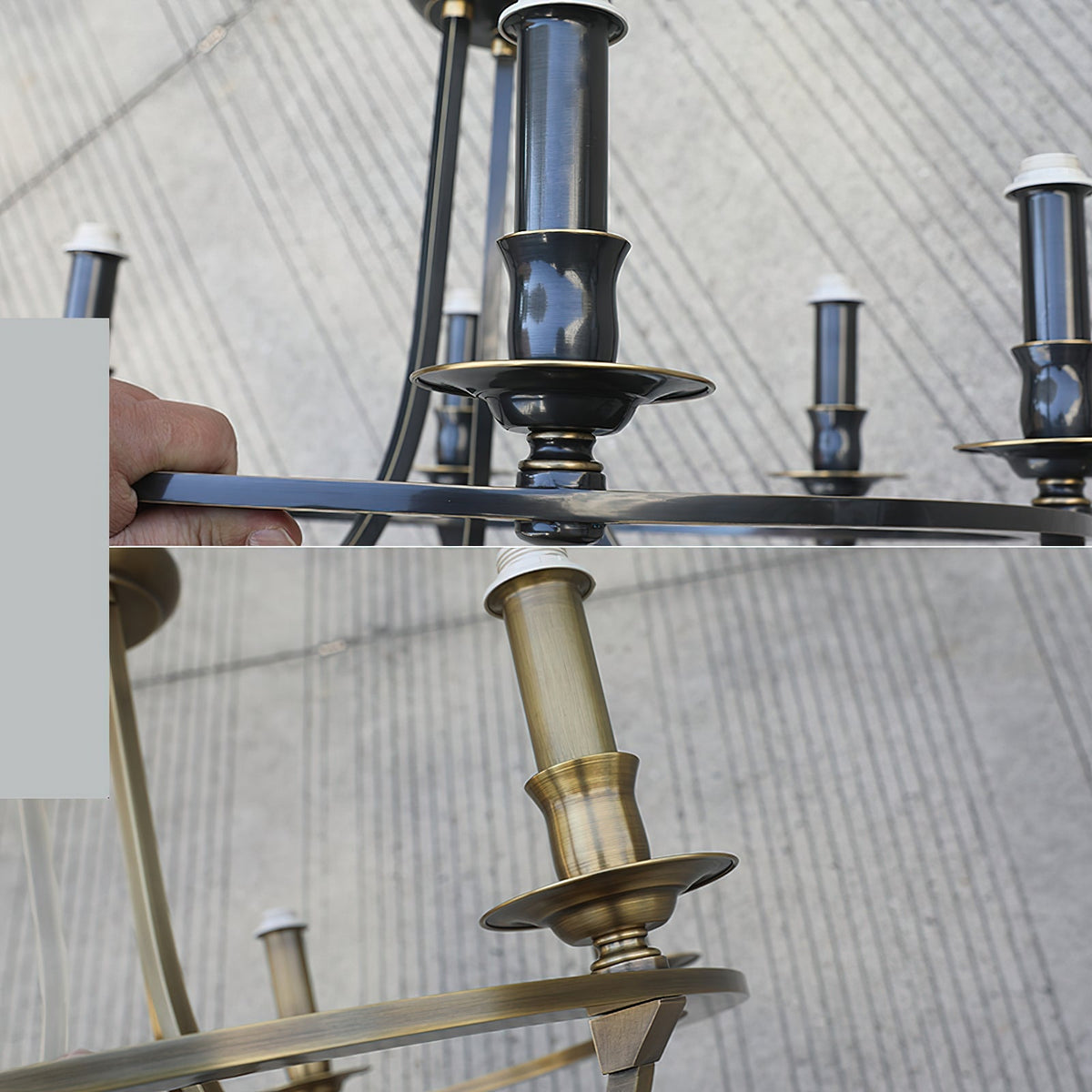 Mariner Kronleuchter aus Stoff