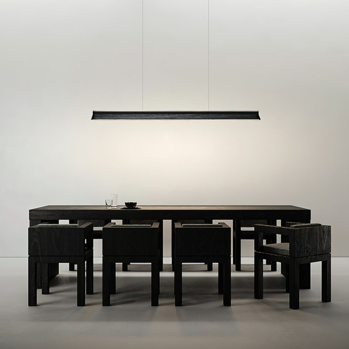 Aldeette Pendelleuchte Holzstrang minimalistisch zeitgenössisch