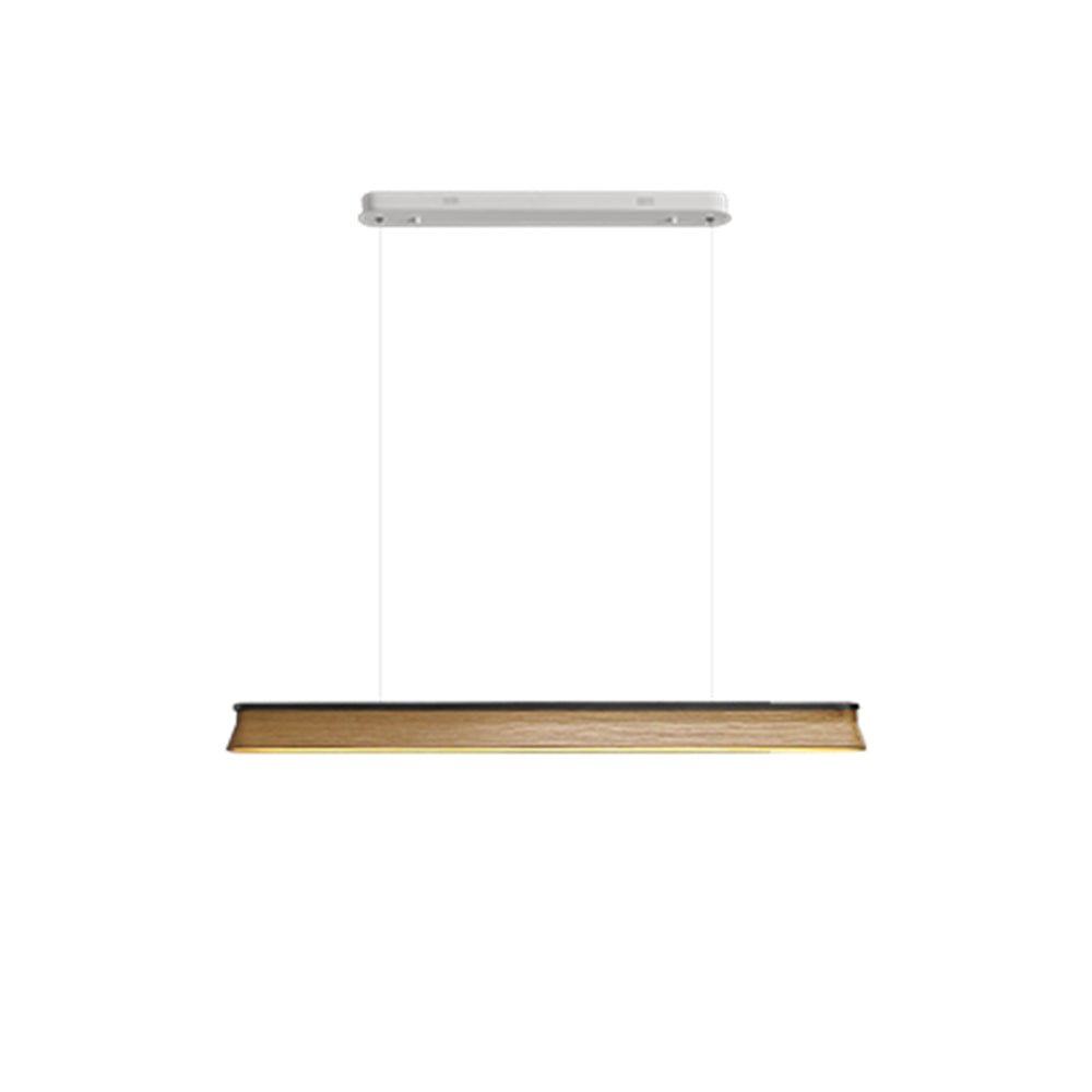 Aldeette Pendelleuchte Holzstrang minimalistisch zeitgenössisch