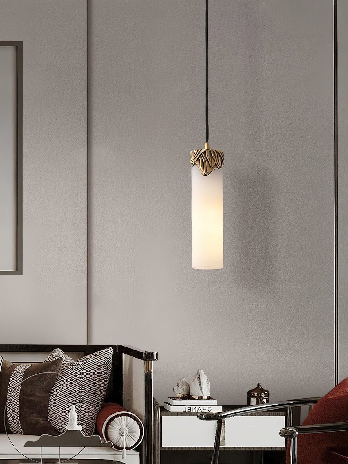 Albinenne Alabaster Pendelleuchte