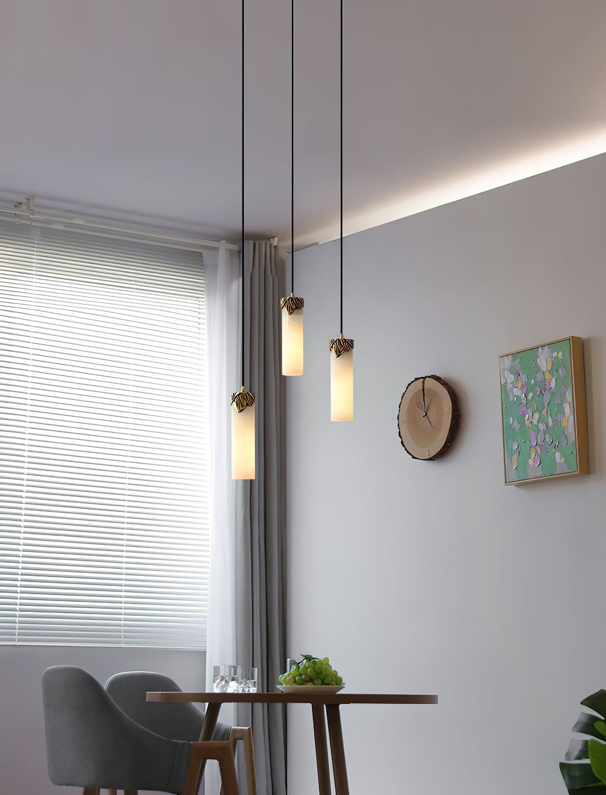 Albinenne Alabaster Pendelleuchte