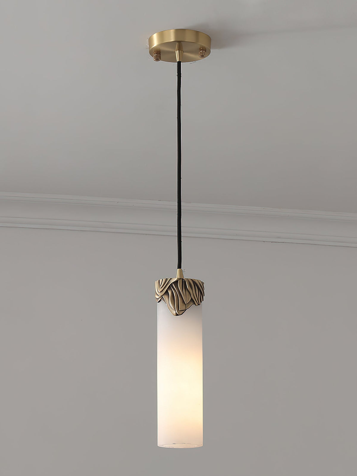 Albinenne Alabaster Pendelleuchte