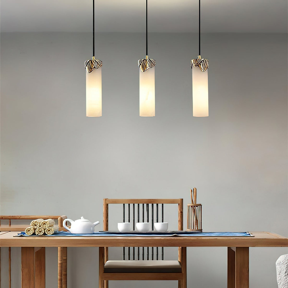 Albinenne Alabaster Pendelleuchte