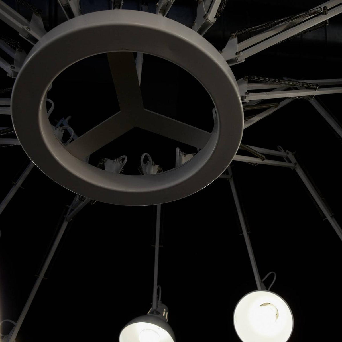 Livenu Kronleuchter Schwarz verstellbar Multi-Arm