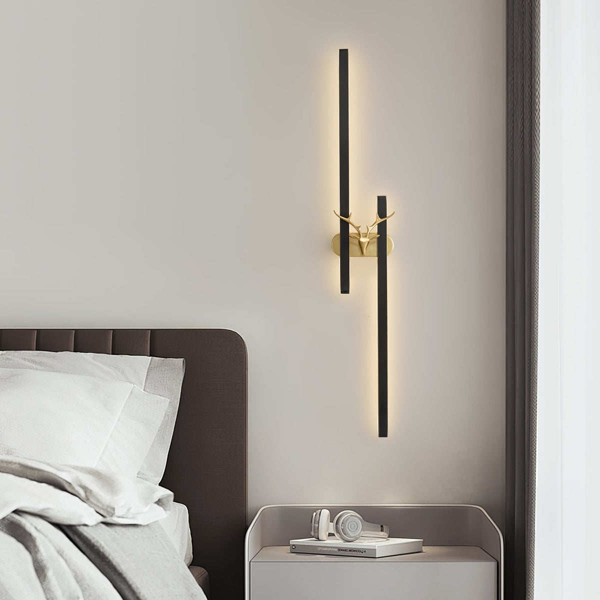 Vavinisra Classic Deer Messing-Wandleuchte