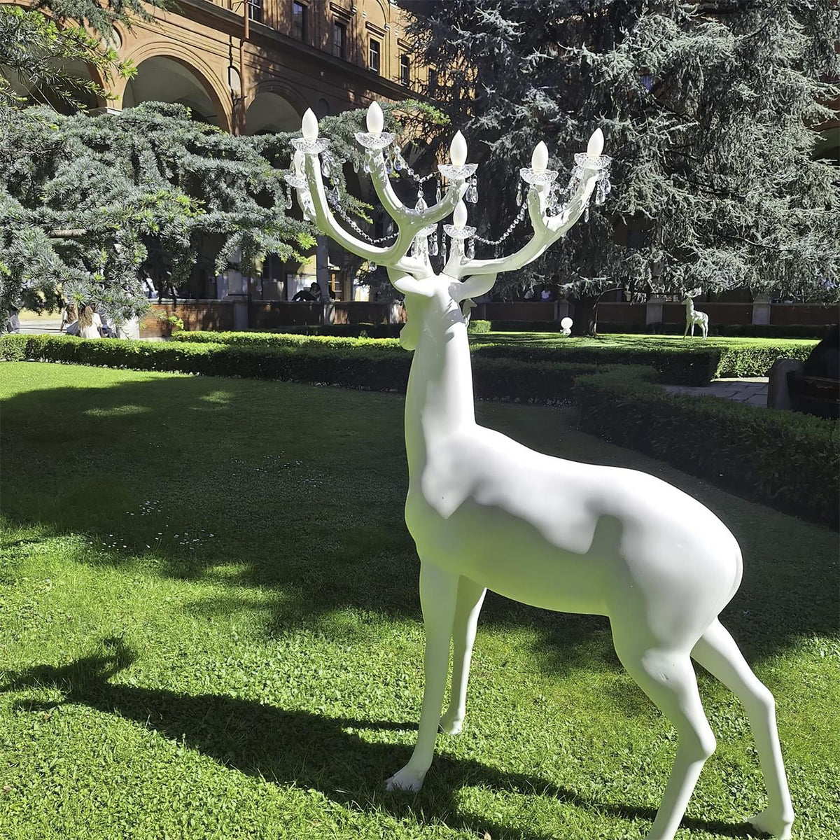 Stag Skulptur Stehleuchte