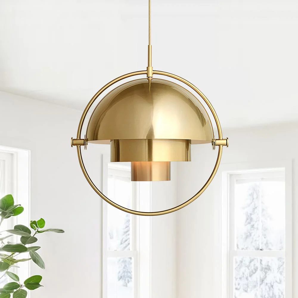 Miruaine Pendelleuchte Deformed Ball Golden