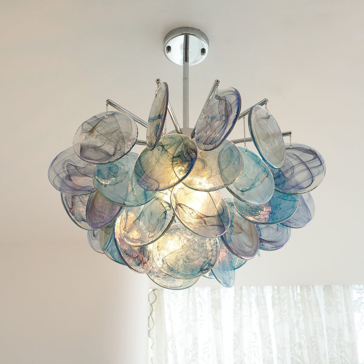 Velalissa Kronleuchter aus Glas