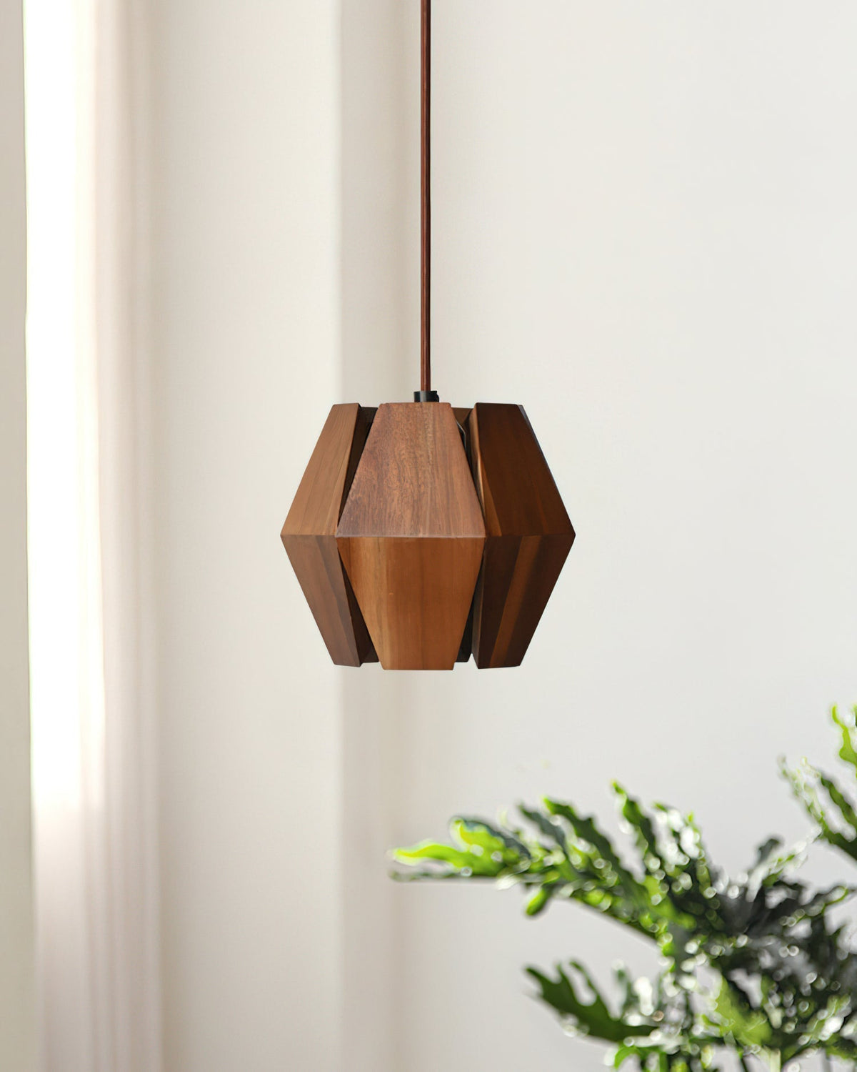 Kaden Pendelleuchte aus Holz