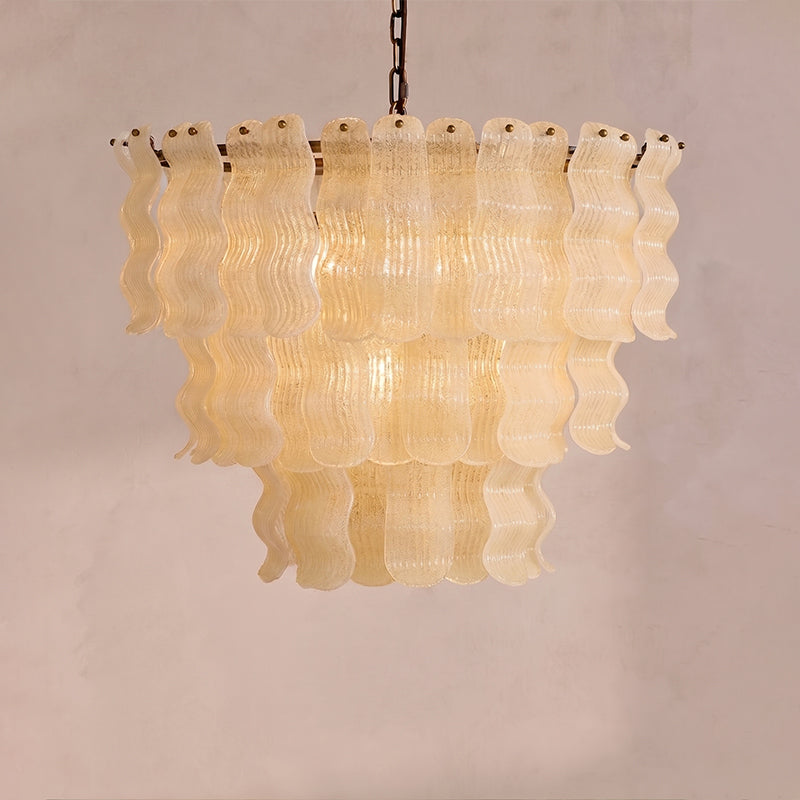 Viraiian Textured Wave Kronleuchter