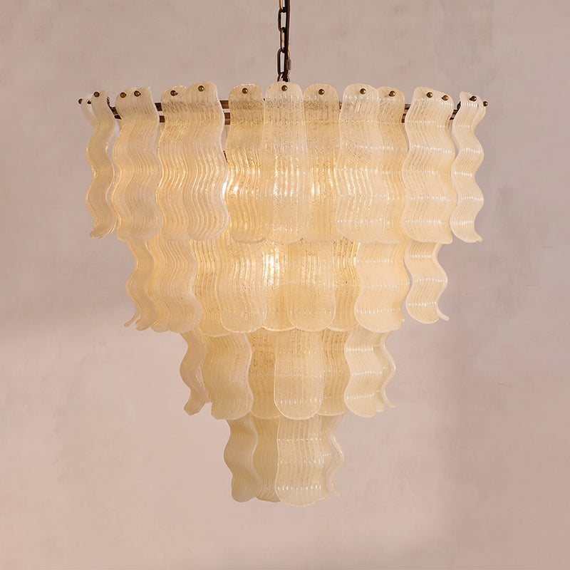 Viraiian Textured Wave Kronleuchter
