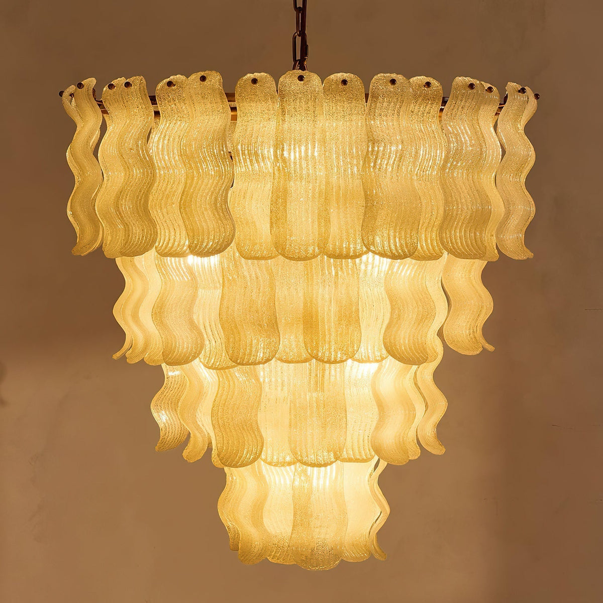 Viraiian Textured Wave Kronleuchter