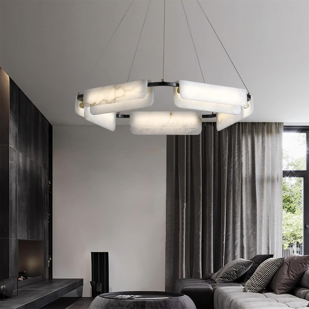 Circona Alabaster Pendelleuchte