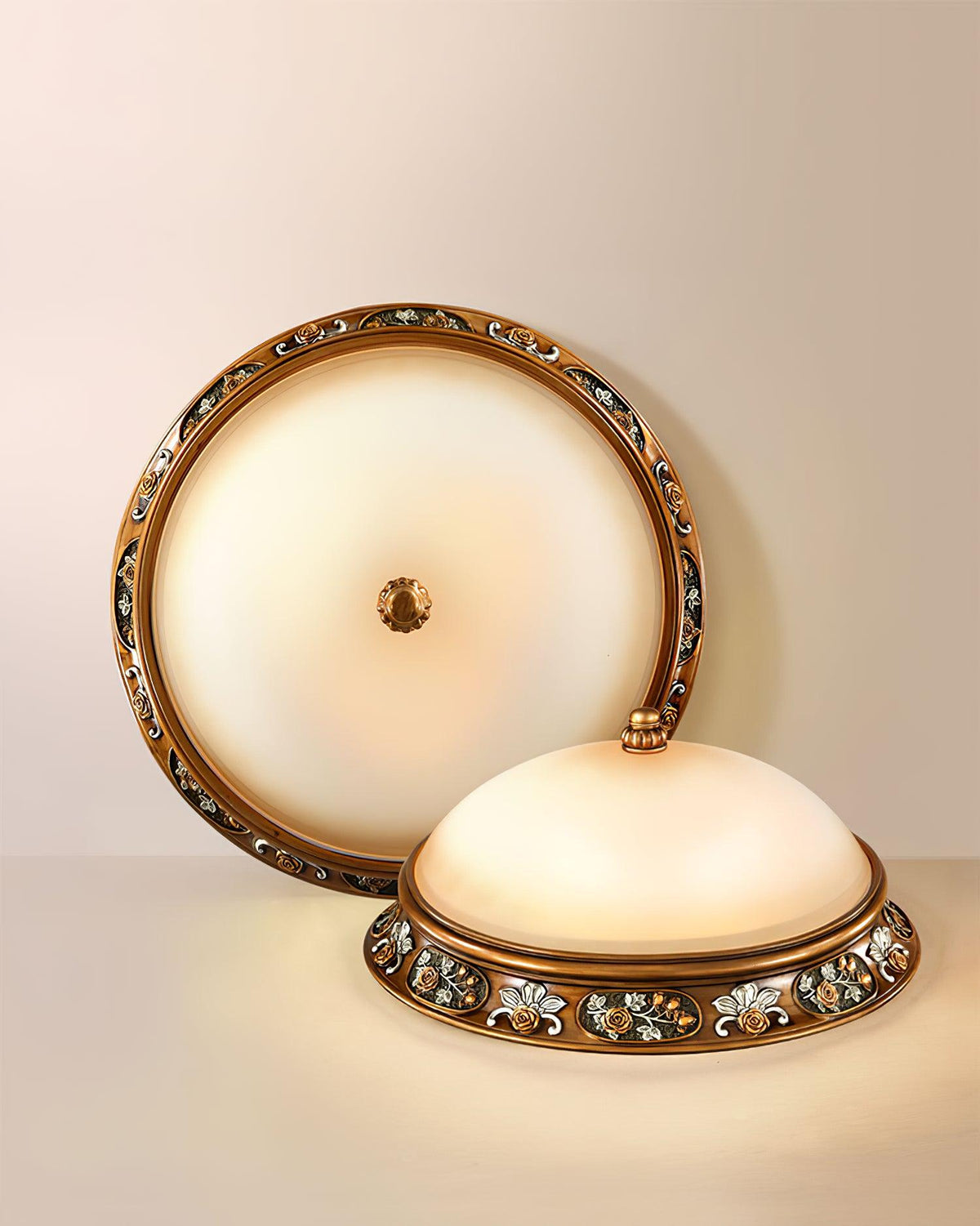 Cilene Vintage luxuriöse Deckenleuchte aus Kunstharz