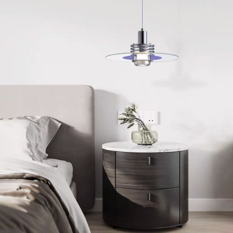 Valentina Minimalismus LED Pendelleuchte Metall/Glas/Acryl-Schlafzimmer