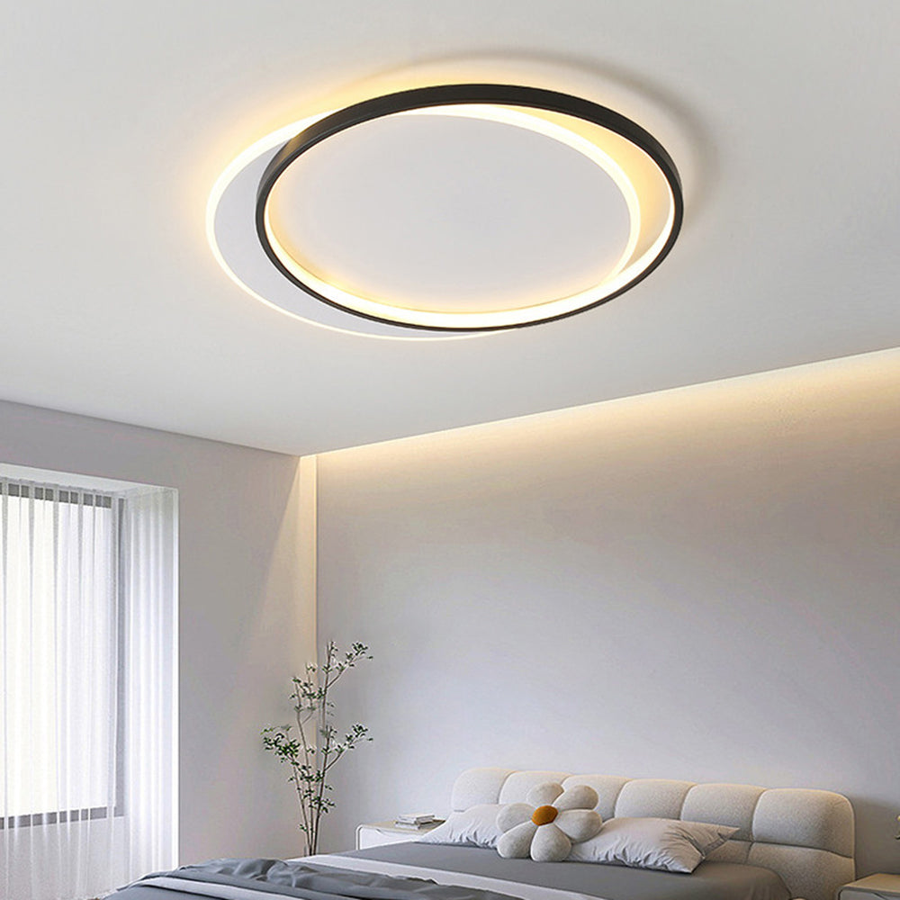 Arisha Modern LED Deckenleuchte Weiß Wohn/Schlafzimmer Metall&Acryl