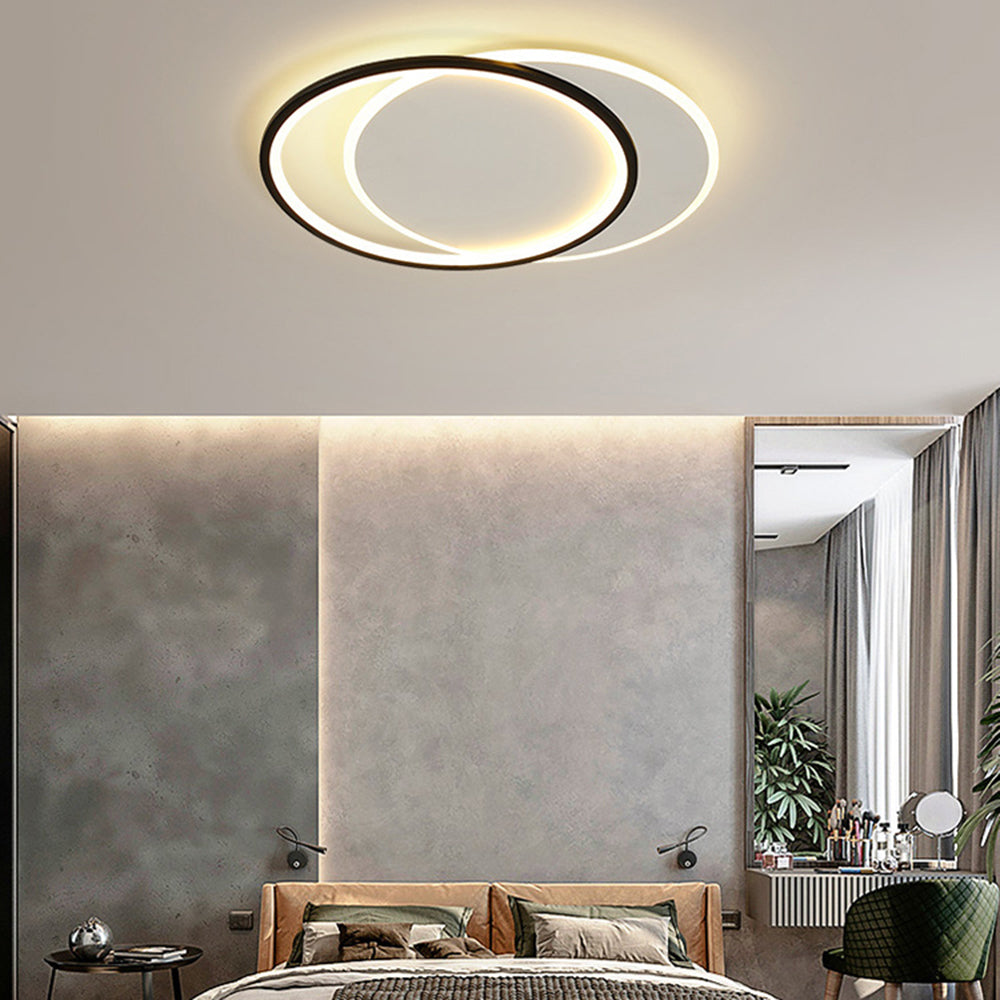 Arisha Modern LED Deckenleuchte Weiß Wohn/Schlafzimmer Metall&Acryl
