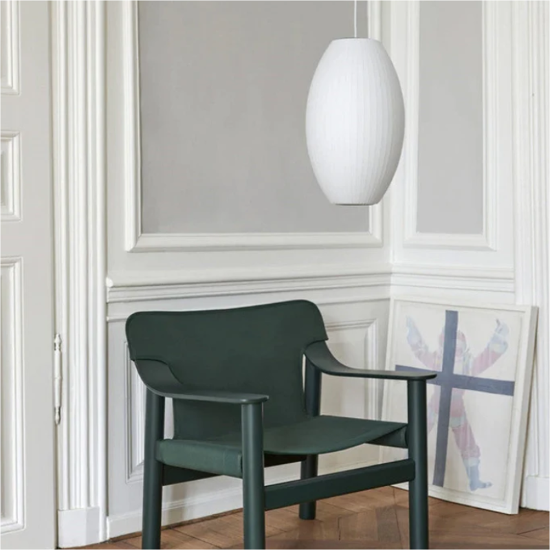 Ritta Modern LED Pendelleuchte Weiß Wohnzimmer/Esstisch Metall&Stoff