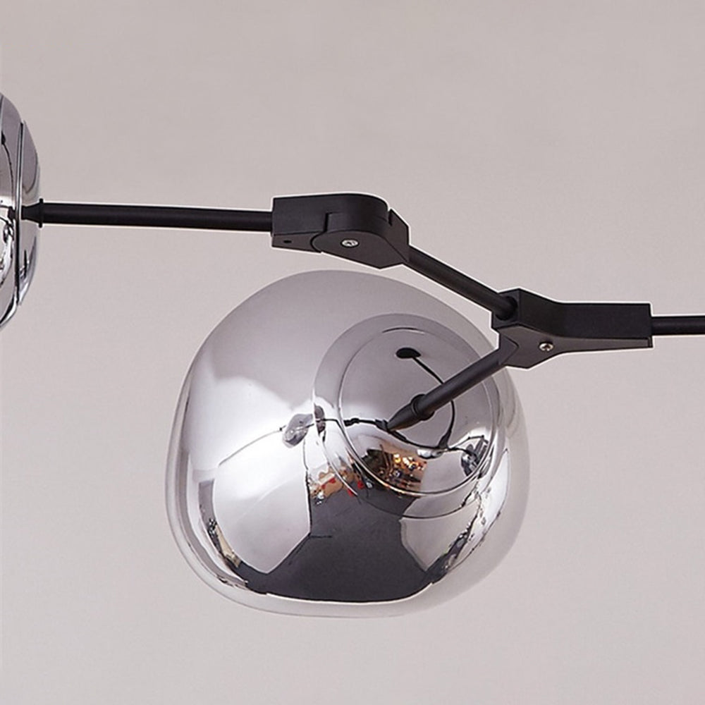 Arisha Modern Kugel LED Pendelleuchte Rosegold/Gold/Chrom Wohn/Schlafzimmer Metall&Acryl