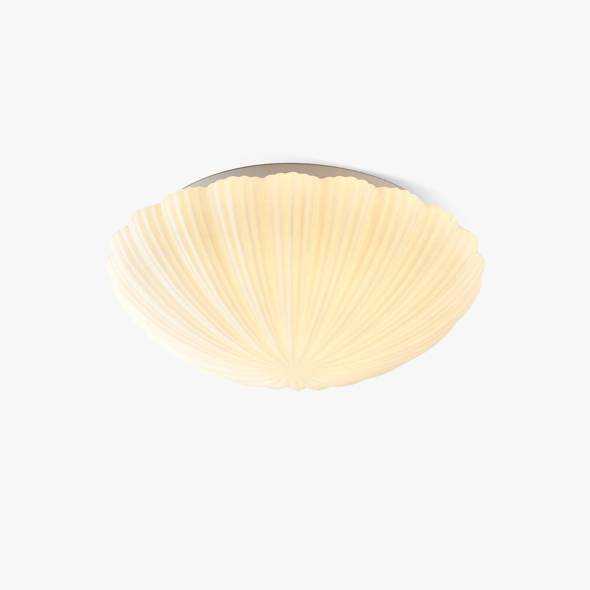 Elo Deckenleuchte Muschelform gerippt weich elegant