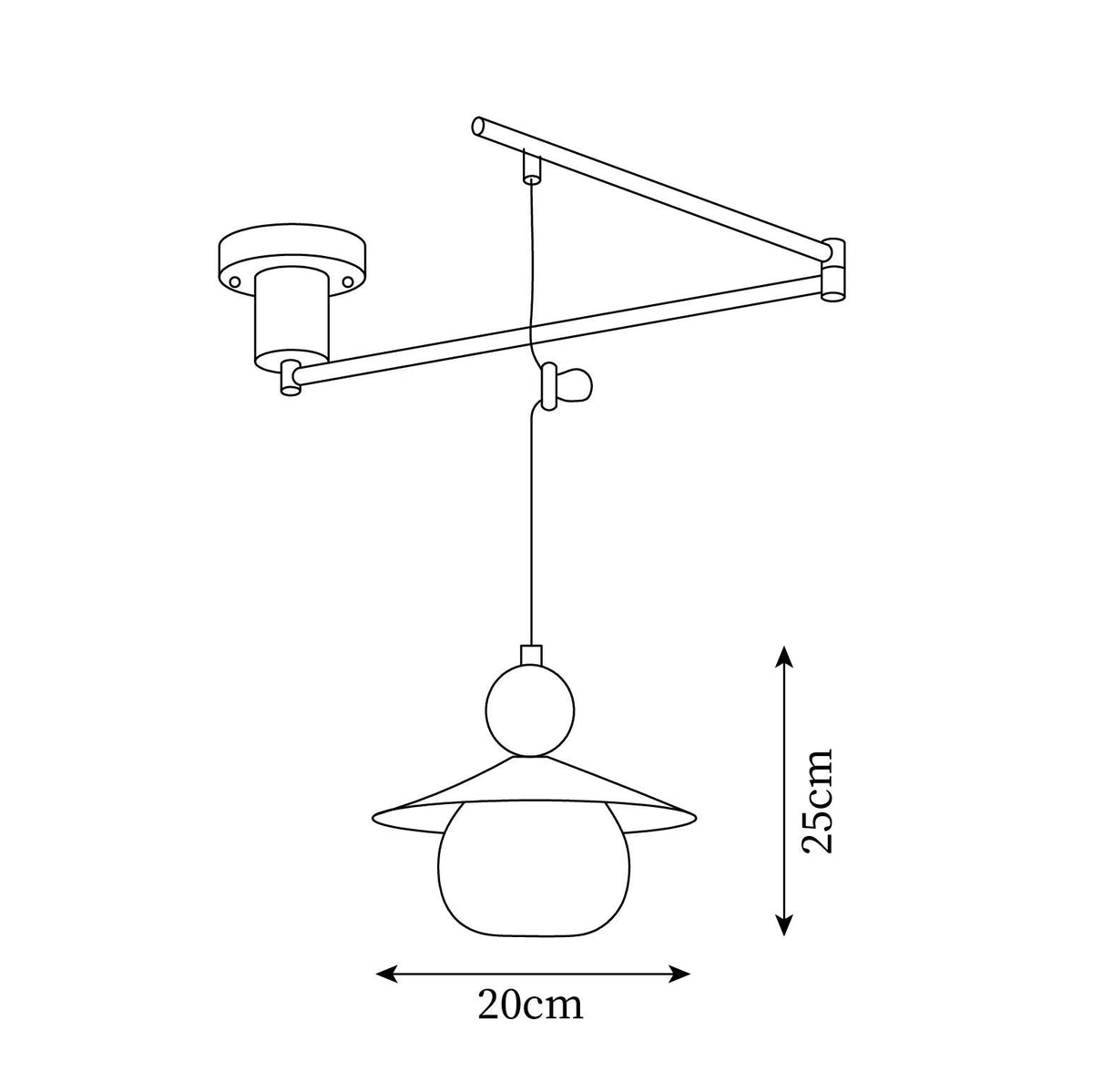 Diabolo Pendelleuchte
