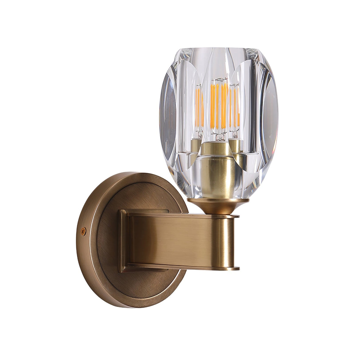 Tostor Wandleuchte Premium skandinavisch Art Diamant-Kristall
