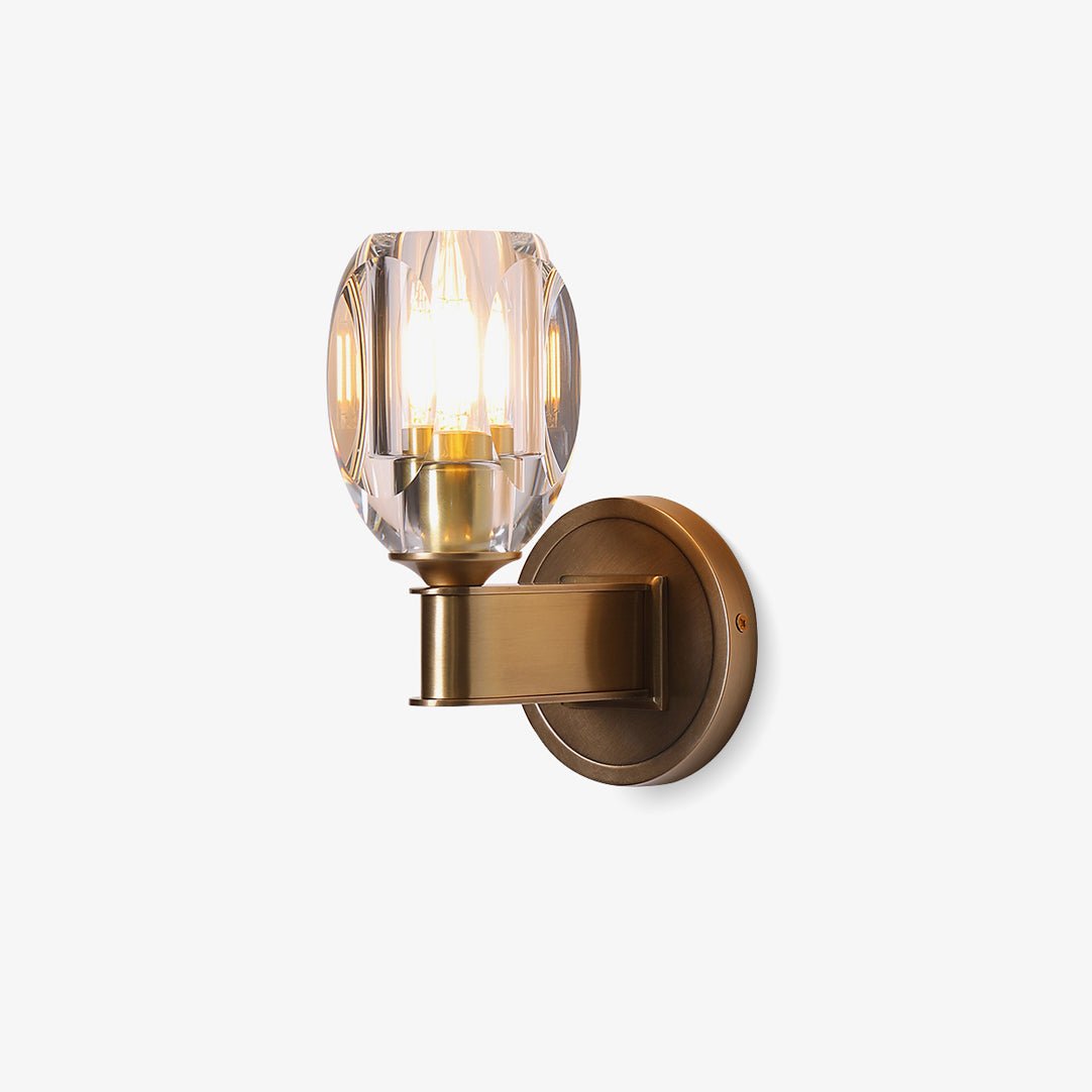 Tostor Wandleuchte Premium skandinavisch Art Diamant-Kristall