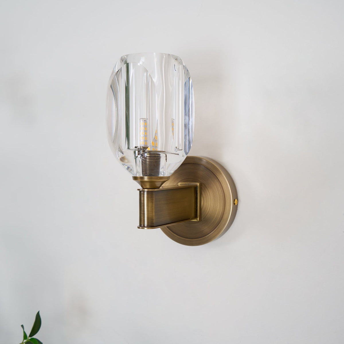 Tostor Wandleuchte Premium skandinavisch Art Diamant-Kristall