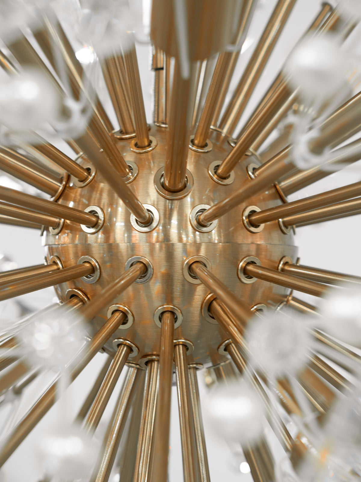 Zene Kronleuchter Dickinson Gold Kristall Sternexplosion