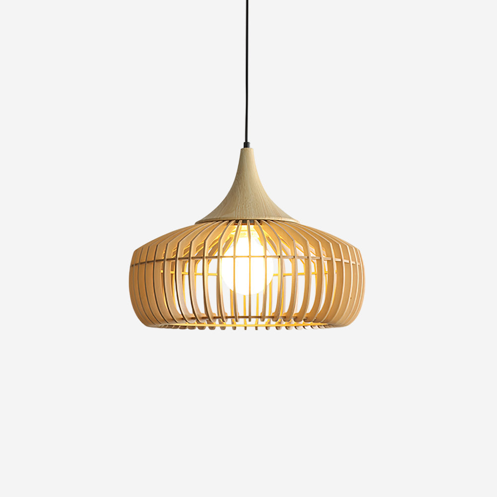 Vexo Pendelleuchte aus natürlichem Bambus-Rattan