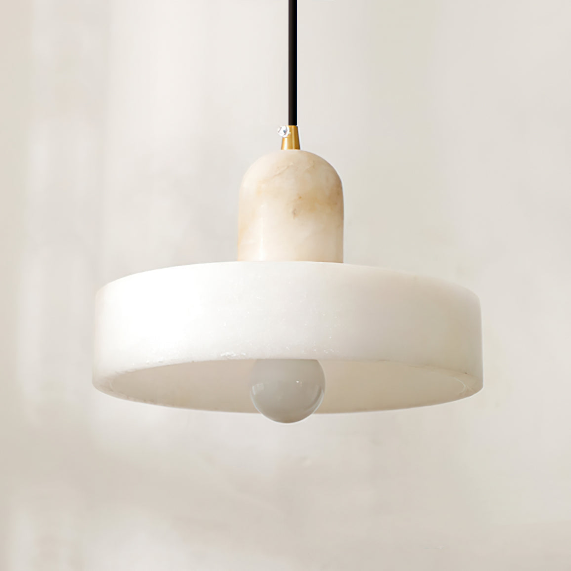 Avenorine Disc Orb Alabaster Pendelleuchte