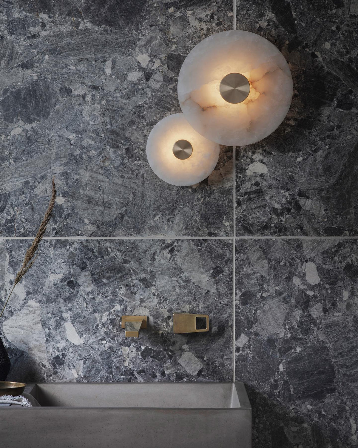 Selina Minimalistische Deckenleuchte aus Alabaster