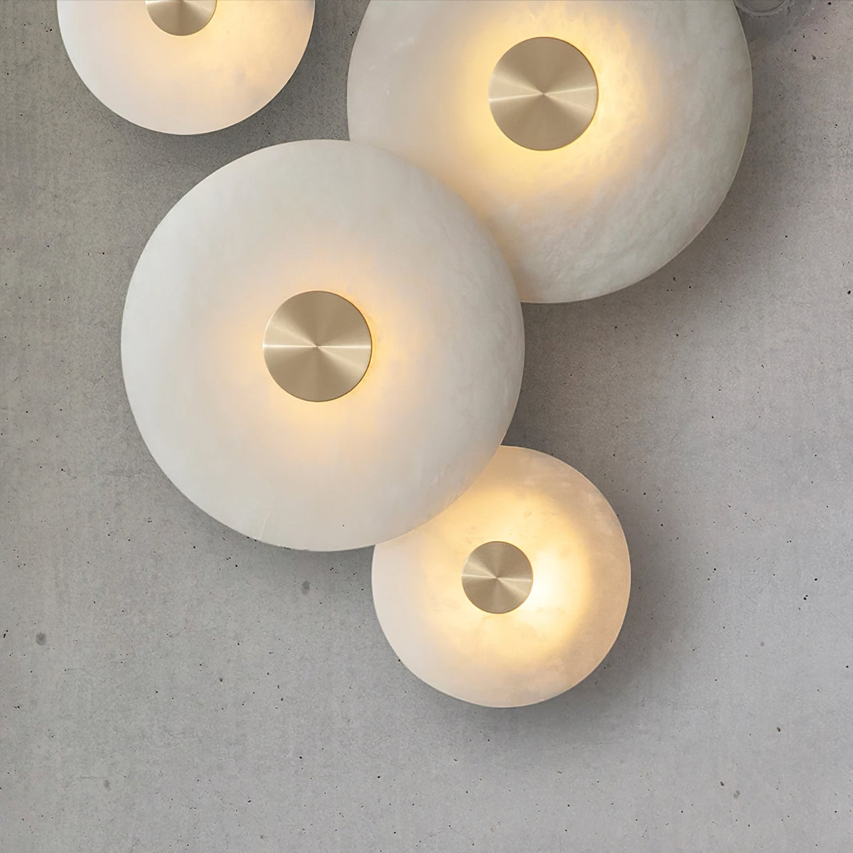 Selina Minimalistische Deckenleuchte aus Alabaster