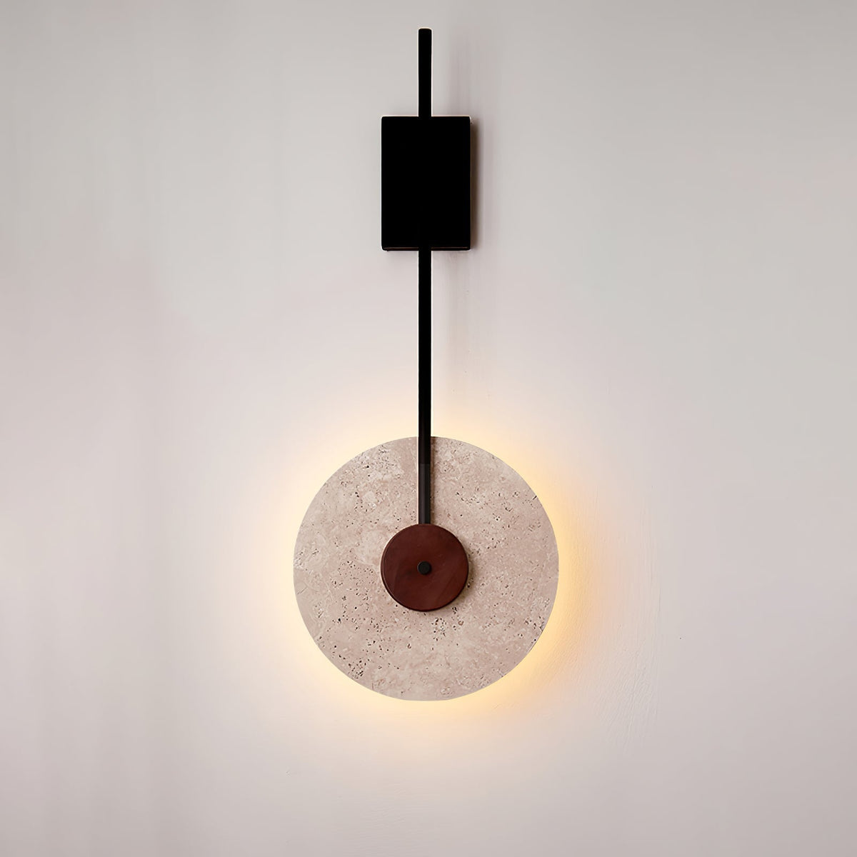 Elysia Travertine-Wandleuchte