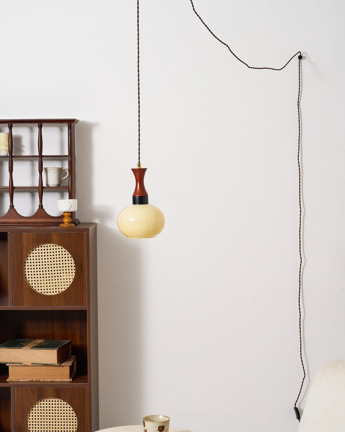 Chara Plug-In-Pendelleuchte