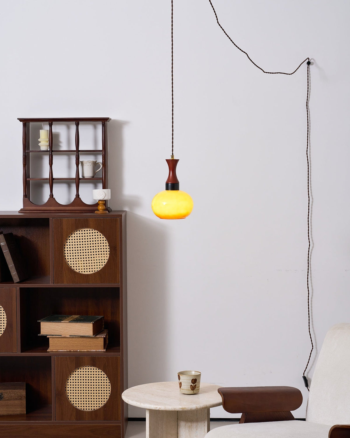 Chara Plug-In-Pendelleuchte
