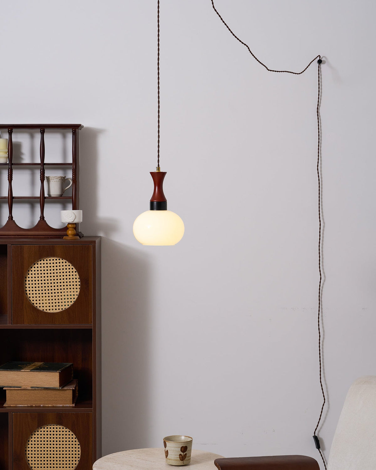 Chara Plug-In-Pendelleuchte