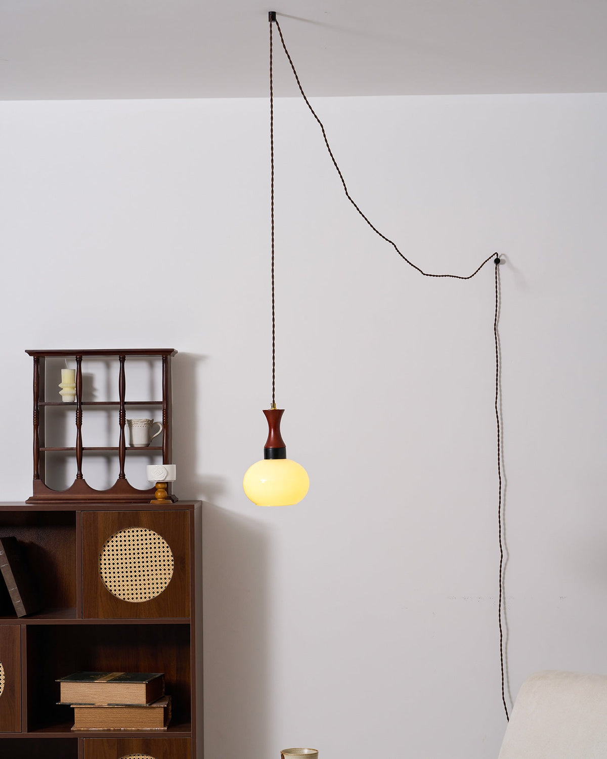 Chara Plug-In-Pendelleuchte