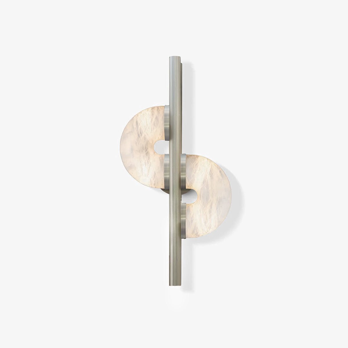 Ythar Dual Disc Alabaster Wandleuchte