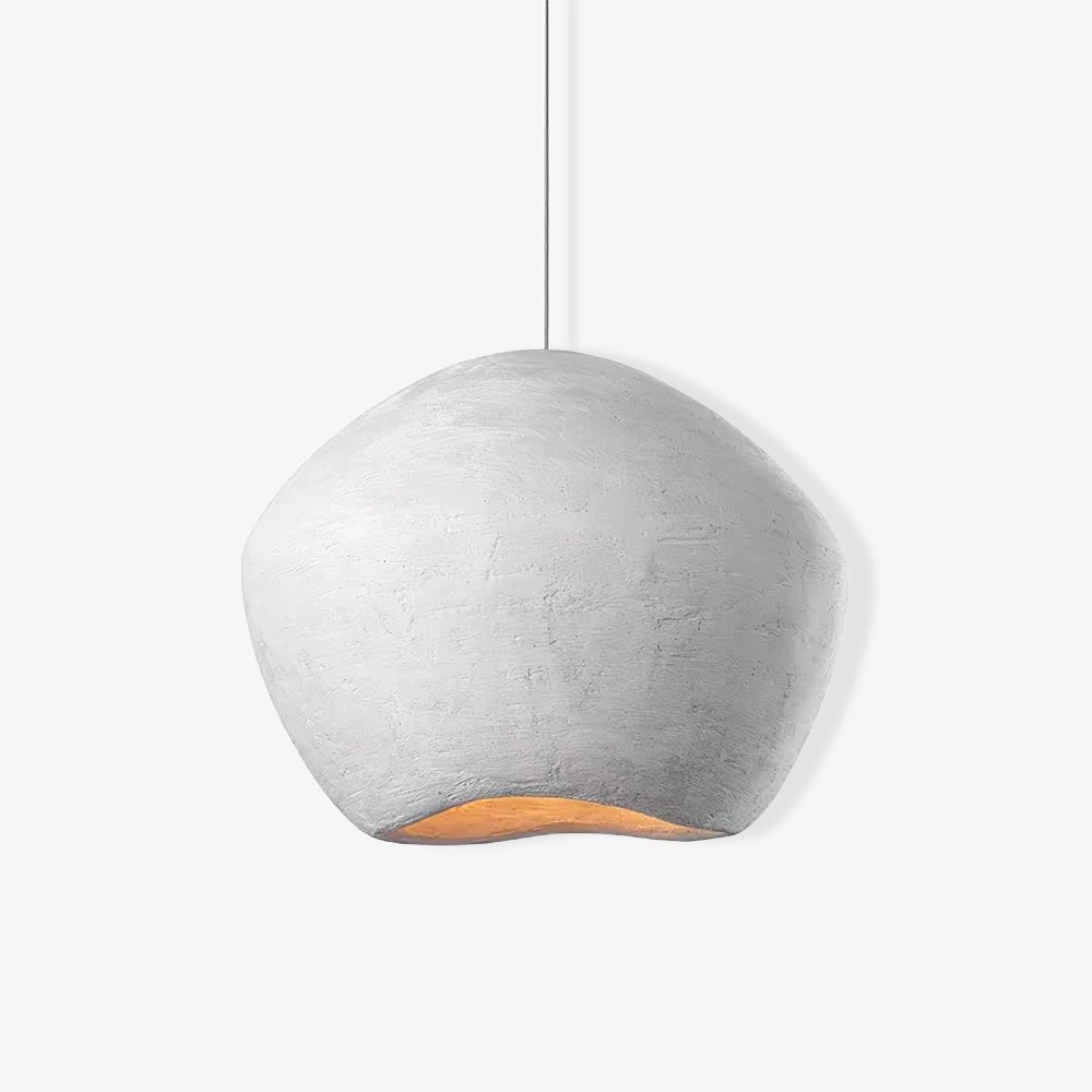 Aursore zeitgenössische minimalistische nordische Pendelleuchte aus Verbundmaterial mit Kuppeldesign