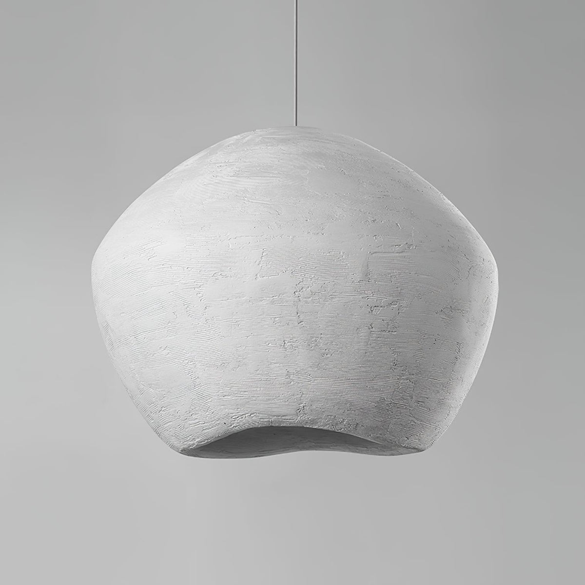 Aursore zeitgenössische minimalistische nordische Pendelleuchte aus Verbundmaterial mit Kuppeldesign